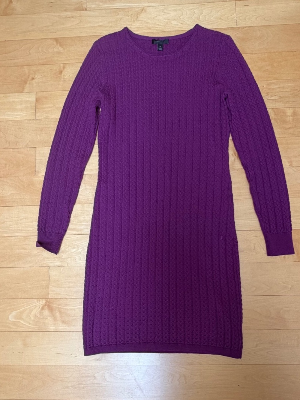 J.Crew Merino and Cashmere Cabled Sweater Dress